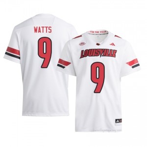 White Antonio Watts #9 Cardinals Men's Player Jersey | Premium Embroidery Football Fan Apparel 8250kO78