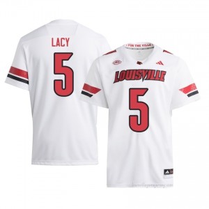 #5 Cardinals White Men's College Football Elite Jersey | Essential Fan Collection 41K7D2U1