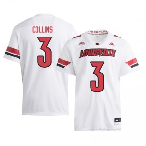 #3 Cardinals White Men's College Football Elite Jersey | Essential Fan Collection 95fc363d