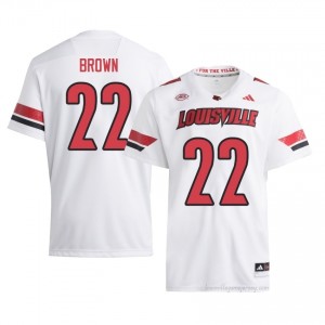 White Keyjuan Brown #22 Cardinals Men's Player Jersey | Premium Embroidery Football Fan Apparel 566of3qy