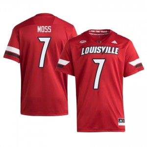 #7 Louisville Red Men's College Football Elite Jersey | Essential Fan Collection 25306001