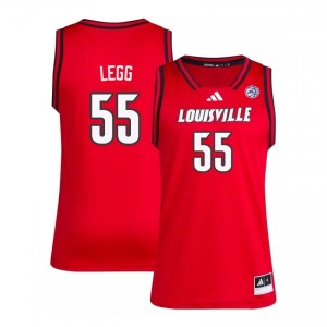 Official Red Spencer Legg Cardinals #55 Men's Basketball Jersey | University of Louisville Gameday Wear 27jC4807