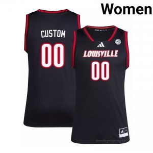Custom #00 Black Louisville Women's University Basketball Jersey | Cardinal Nation Essential 40hV4125