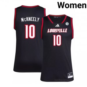 Isaac McKneely #10 Black Louisville Women's University Basketball Jersey | Cardinal Nation Essential 9934Y22W
