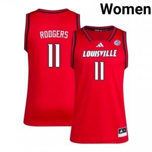 #11 Louisville Red Women's College Basketball Elite Jersey | Essential Fan Collection 97bYjwxi