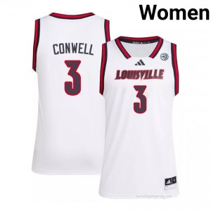 #3 Cardinals White Women's College Basketball Elite Jersey | Essential Fan Collection 84QL0ipY