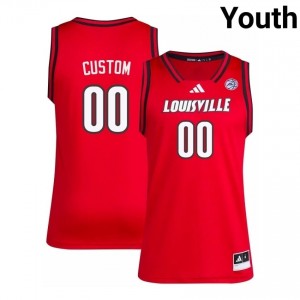 Custom #00 Red Louisville Youth University Basketball Jersey | Cardinal Nation Essential 64I8yuIT