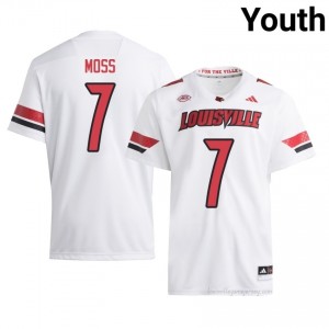 #7 Cardinals White Youth College Football Elite Jersey | Essential Fan Collection 8877NnT0